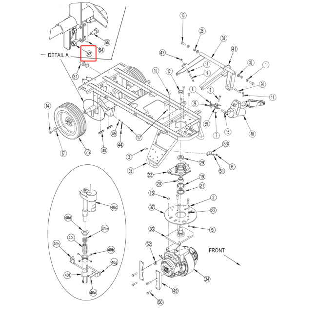 BR 855 Somun Hex Nayl Kilit Ss 5 / 16-18