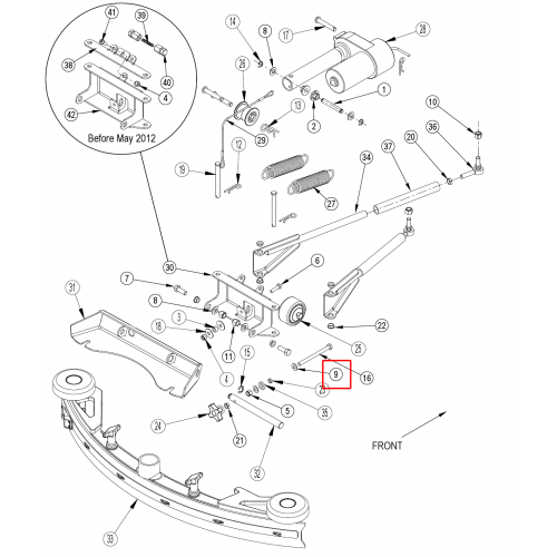 BR 855 Pul Düz Sae Ss 5/16