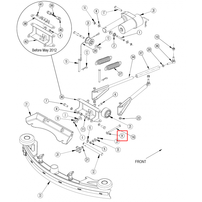 BR 855 Pul Düz Sae Ss 5/16