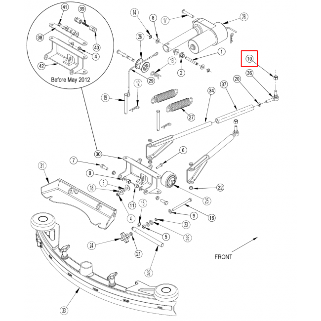 BR 855 Somun Hex Nayl Kilit 3 / 8-24