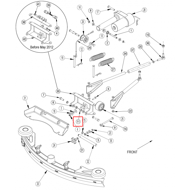 BR 855 Somun Hex Nayl Kilit Ss 3 / 8-16