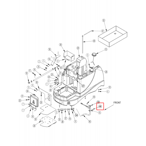 BR 855 Pul Düz Shprf 1/4
