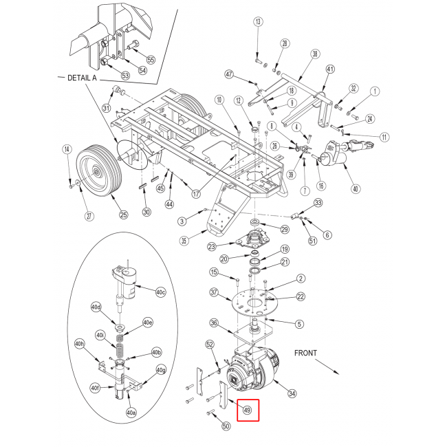 BR 855 Braket Tekerlek