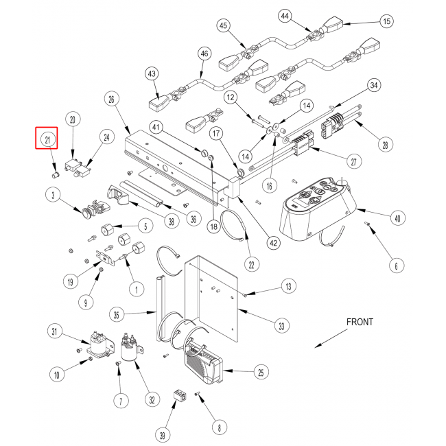 BR 855 Kabin Reset Butonu E00586