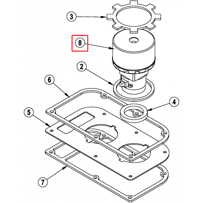 Nilfisk BR 855 Vakum Motoru Susturuculu