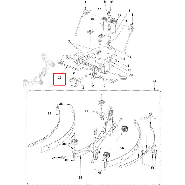 Nilfisk CA 551 Silici Lastik Destek Alu