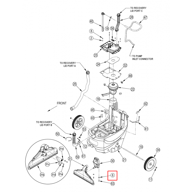 ES 300 Pul Düz Std Ss 1/4