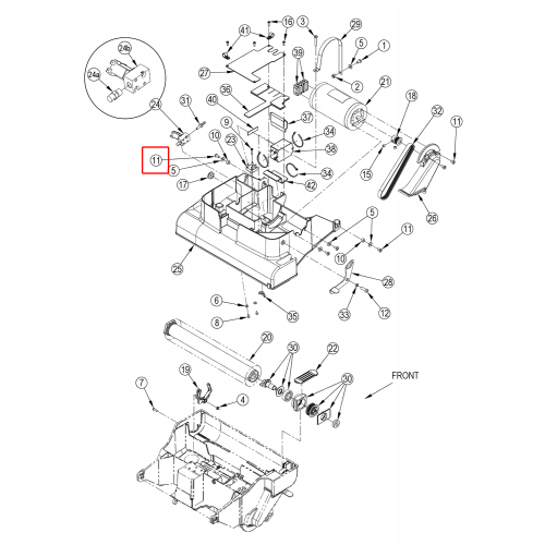 ES 300 Scr Pan Phıl Loc Ss 1/4 20X.50