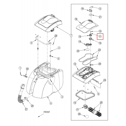ES 300 Pul Düz Ss .204X.750X.050