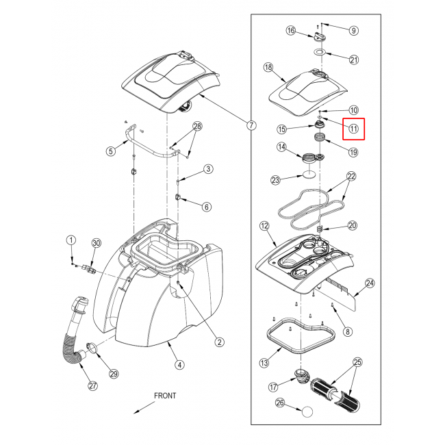 ES 300 Pul Düz Ss .204X.750X.050