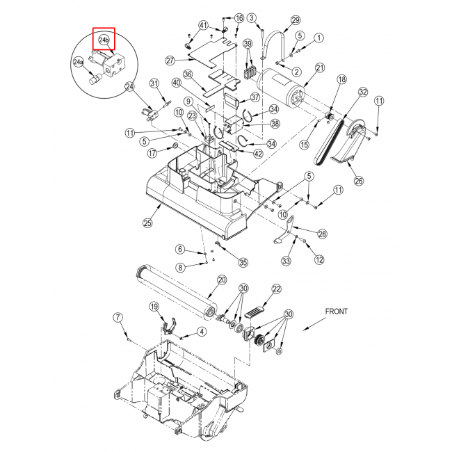 Nilfisk ES 300 Solenoid Vana 230V