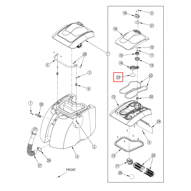 ES 300 Conta-Paddle-Poron-.125X2.38