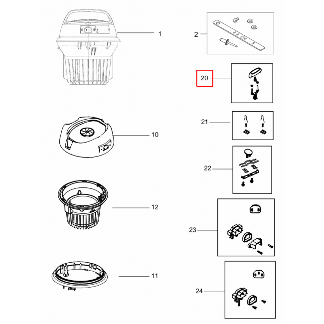 GM 80P Buton, İletişim Kırıcı Kiti 100 Adet