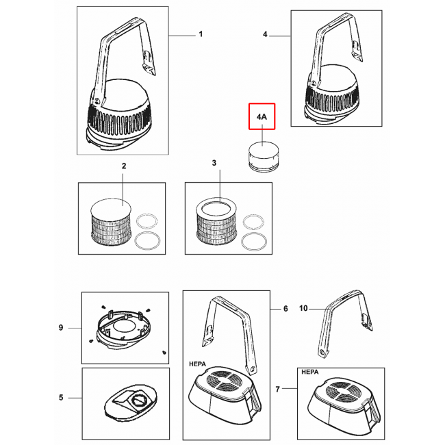 GM 80P Lydelement Kompl.