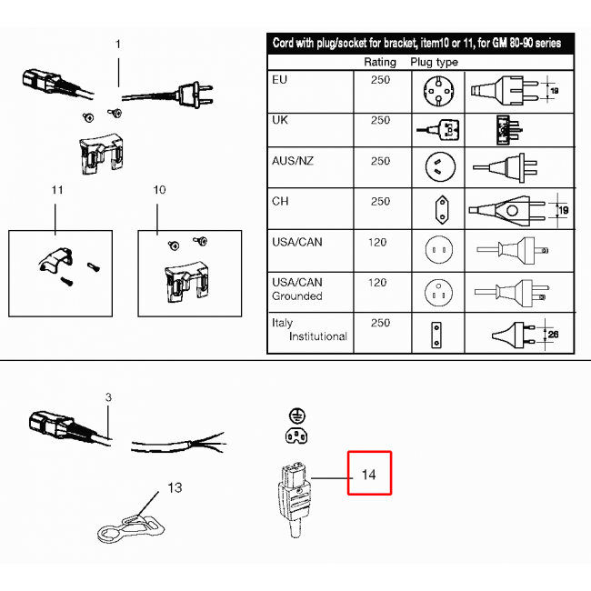 GM 80P Gs Kablo Takımı