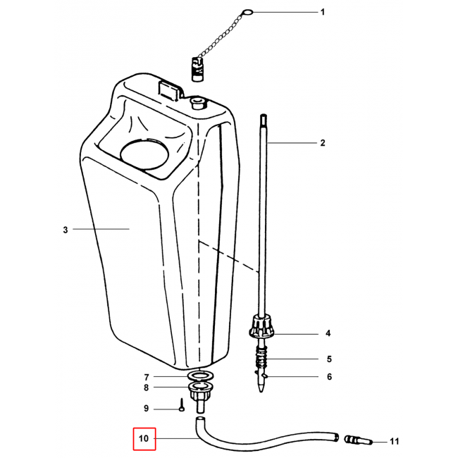 Nilfisk PS 333 A Hortum