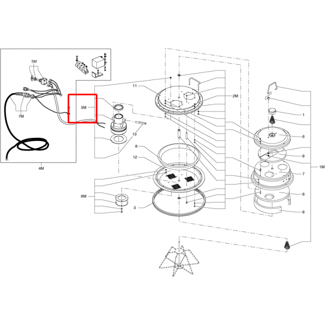 Nilfisk S2B Motor Kiti V110 İngiltere