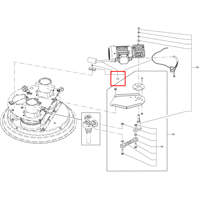 Nilfisk S3 Motor Redüktör Se D460 M.S2-S3V110 Uk