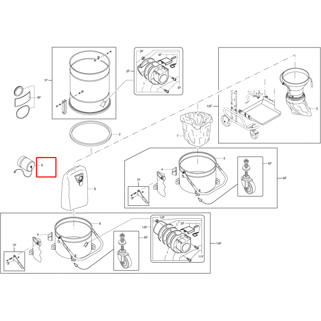 S3 Fiş X Inlet D70 Inox Komple
