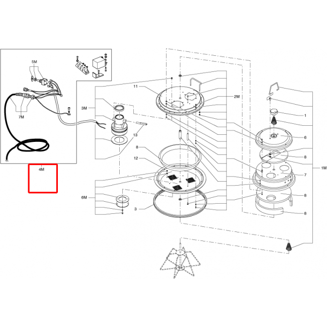 Nilfisk S3B L100 Elektrik Kiti V230 3 Motor