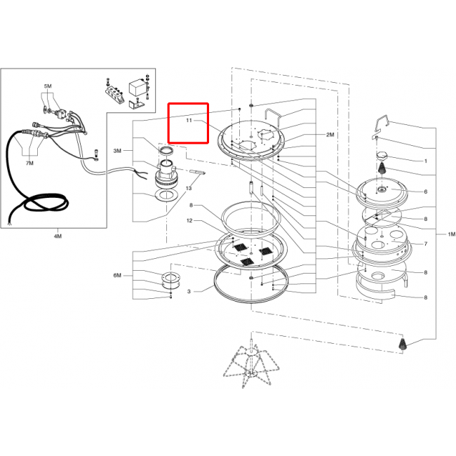 S3B L100 Kapak İçin Düzeltme Motor D460 2F Sc R7016