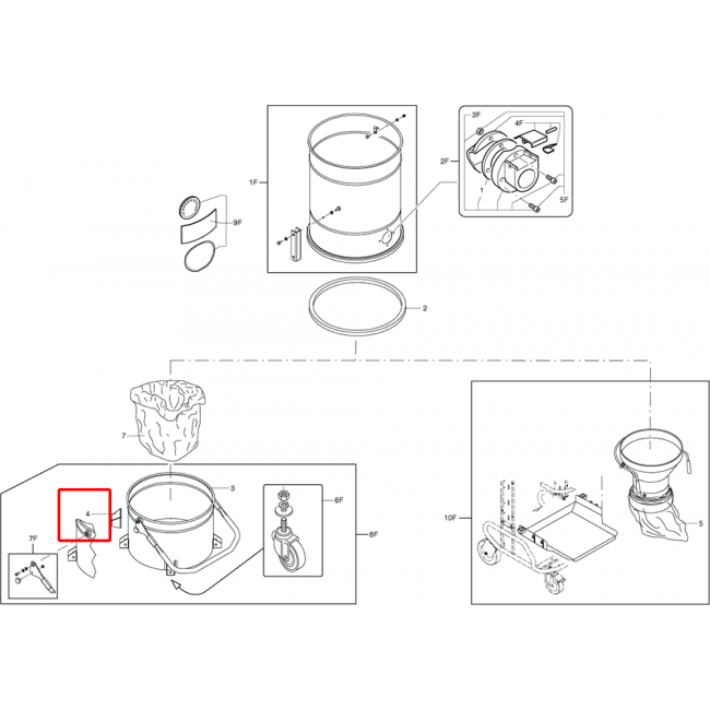S3B Tampon Tekerlek Tutucu