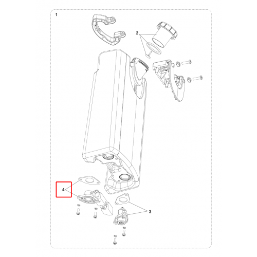 SC 100 Filtre Kapak Jet Siyah