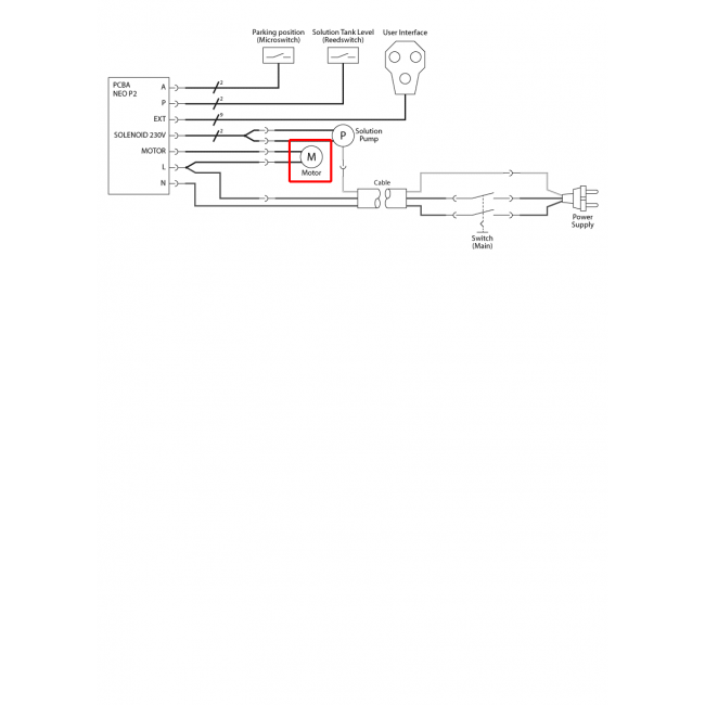 Nilfisk SC 100 Motor Yatağı