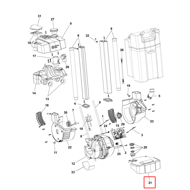 SC 100 Üst Kapak Taban Sc100