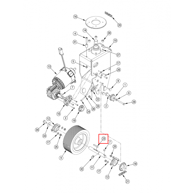 SC 1500 Anahtar 6Mm Kare