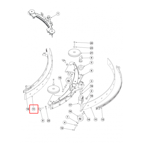Nilfisk SC 2000 Silici Lastik Kiti 700Mm 28 Pu