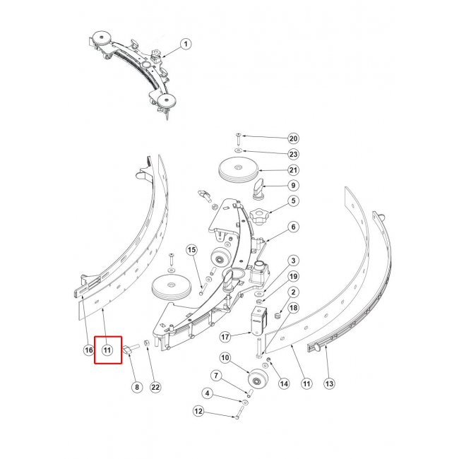 Nilfisk SC 2000 Silici Lastik Kiti 700Mm 28 Pu