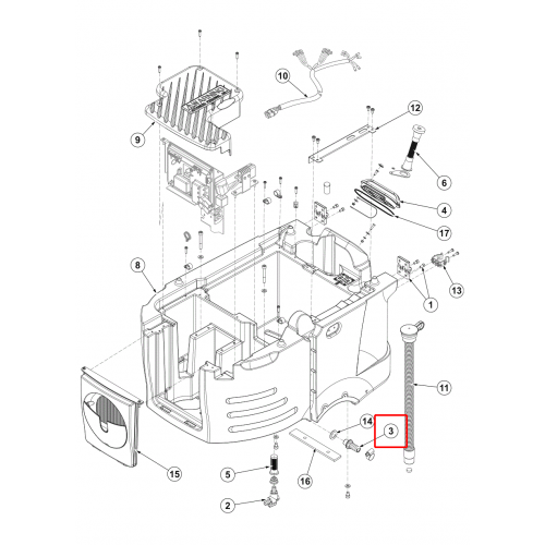 SC 2000 Barb Hortum Düz D.19.8 G1 / 2 Plast Takımı