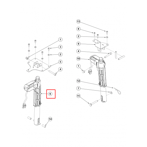 Nilfisk SC 2000 Aktuatör 24 V Dc Zamanlı 98 Mm 16 Mm / S Sıp