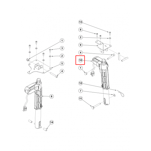 Nilfisk SC 2000 Aktüatör 24 V Dc Zamanlı 77.5Mm 16Mm / S Sıp