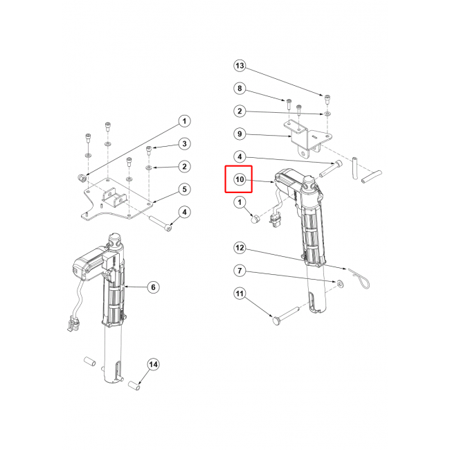 Nilfisk SC 2000 Aktüatör 24 V Dc Zamanlı 77.5Mm 16Mm / S Sıp