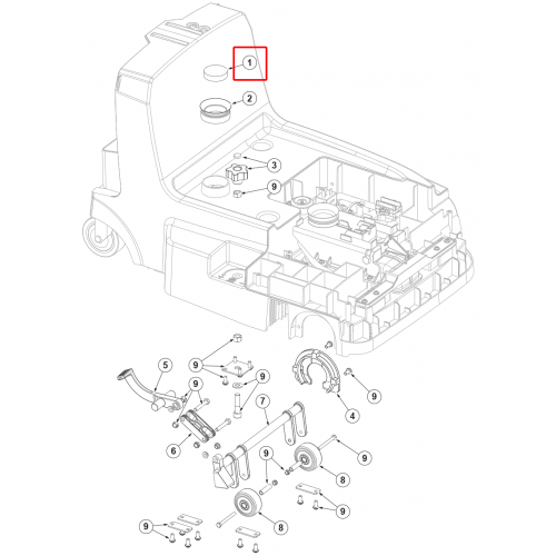 Nilfisk SC 250 Vakum Motoru Filtre