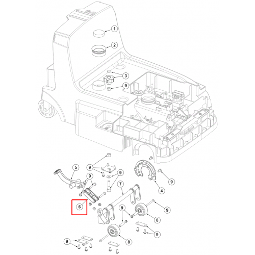 SC 250 Plastik Kol Pedal Sıp