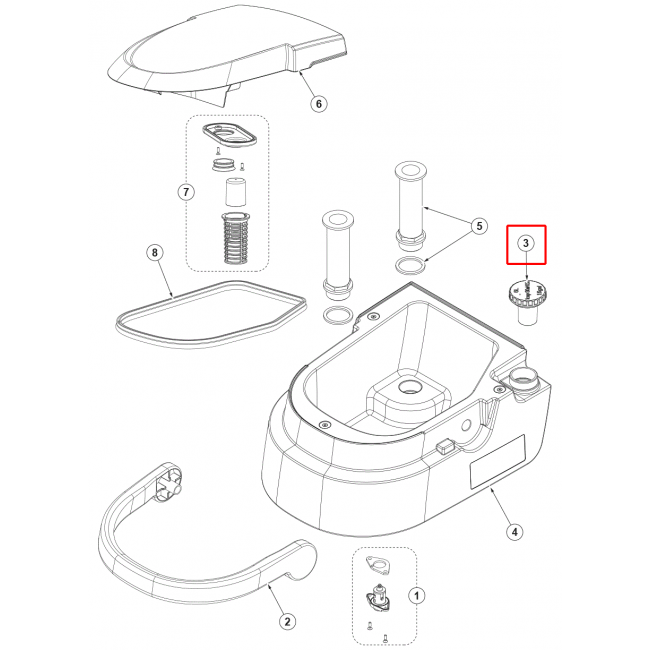 SC 250 Kapak Plastik F Tank Sıp