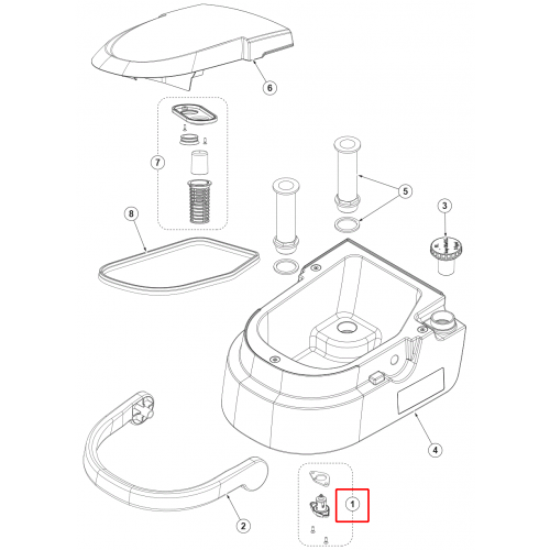 SC 250 Vana F Solüsyon Tank Kiti