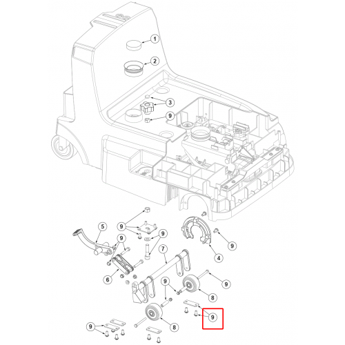SC 250 Pedal Tekerlek Donanım Kiti