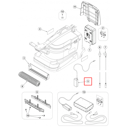 Nilfisk SC 250 Şarj Cihazı LI 100-240V 1.25A