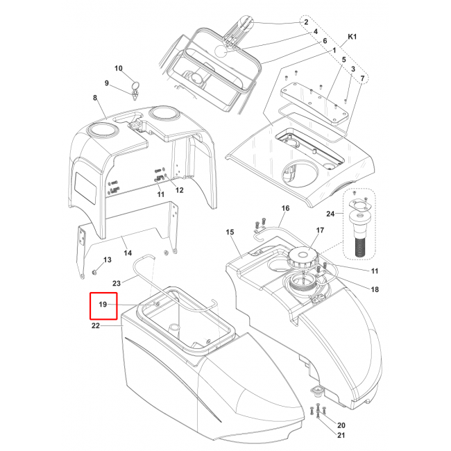 SC 351 Kapak Pim