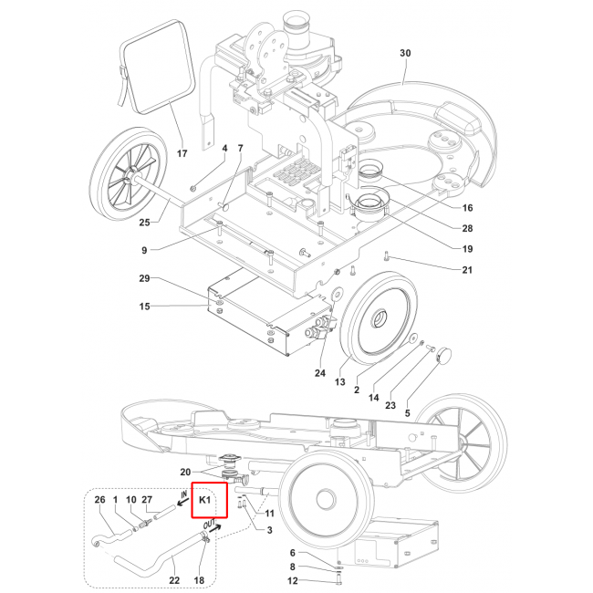 Nilfisk SC 351 Hortum Kiti