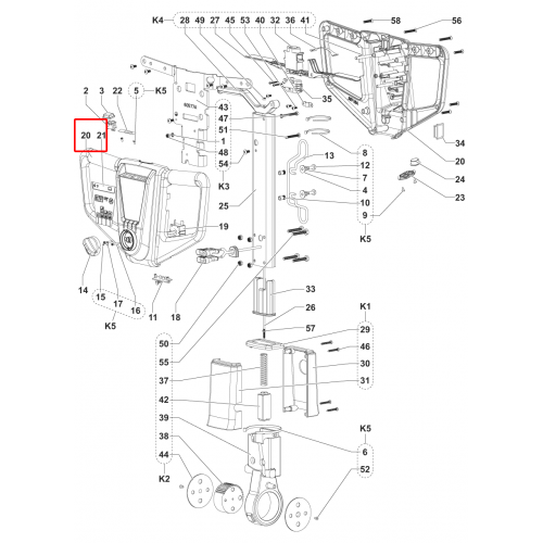 SC 351 Kontrol Paneli Etiketler