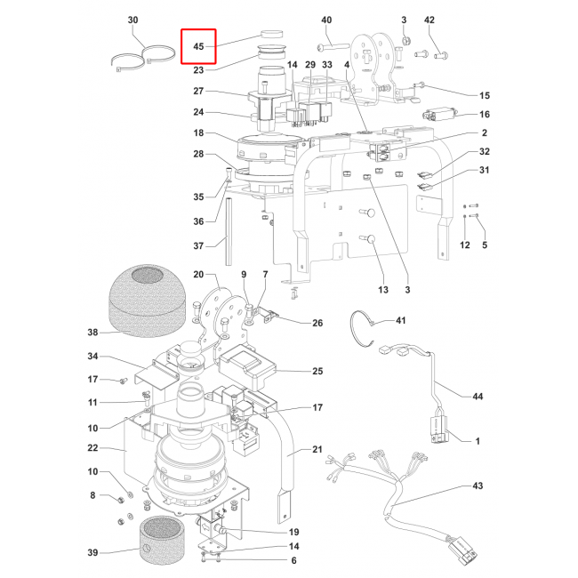 Nilfisk SC 351 Vakum Motoru Filtre Sıp