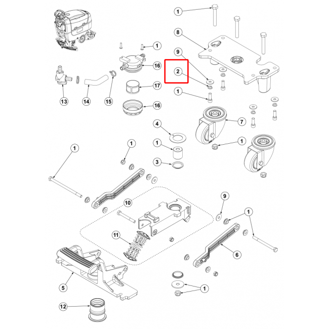 SC 401 43B Pul Yay Kilidi M8 Dın127B 10 Adet Set