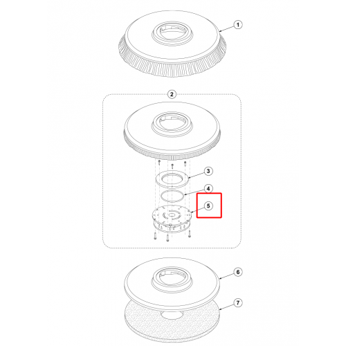 Nilfisk SC 401 43B Ped Tutucu