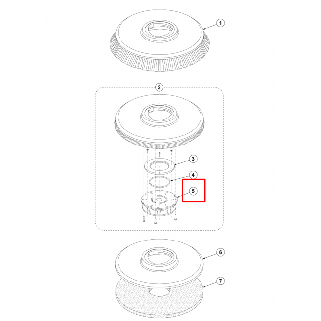 Nilfisk SC 401 43B Ped Tutucu