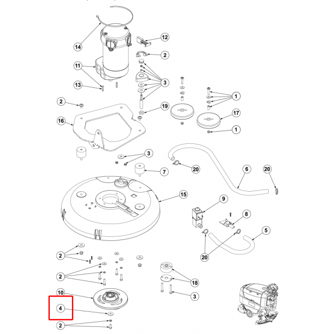 SC 401 43B Pul Düz M6X24 Ss Iso7093 10 Adet Set